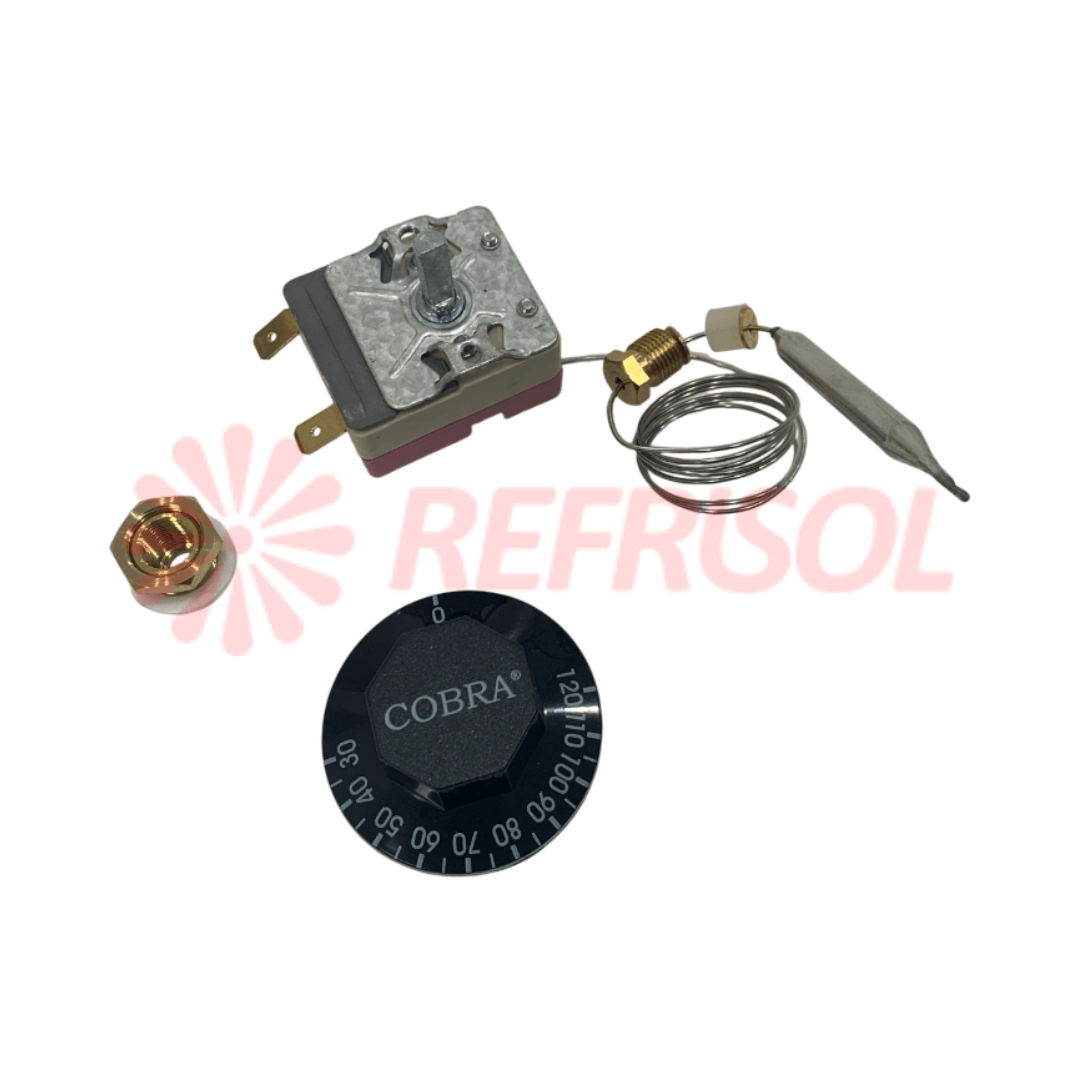Termostato Cobra CTR SPST 16A 30/120ºC M14