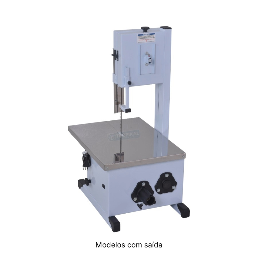 Serra Fita Junior II 1,90 Mesa Móvel com Moedor N°08 Bivolt Tropikal