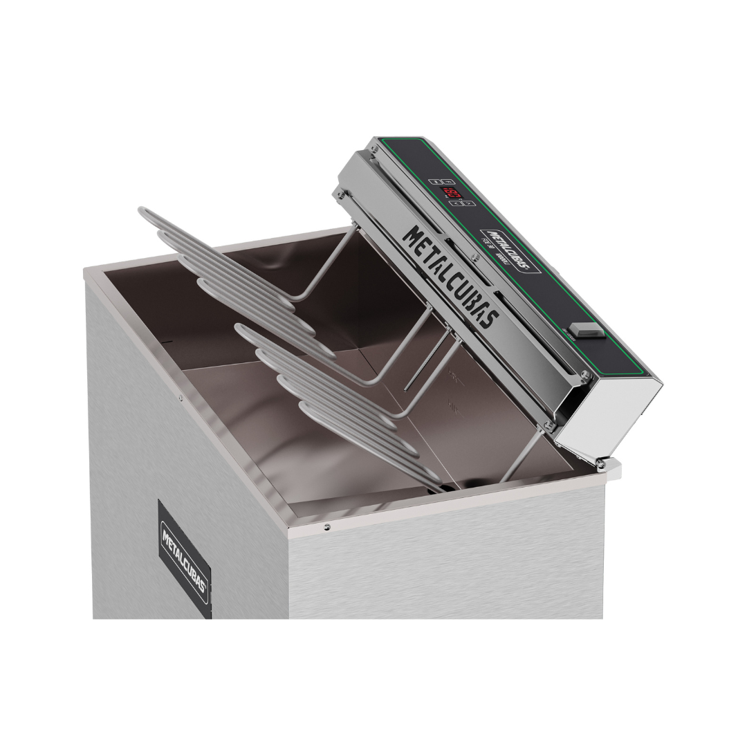 Fritadeira Elétrica Zona Fria 18 Litros 8000 W FOE 18 P 220v Metalcubas