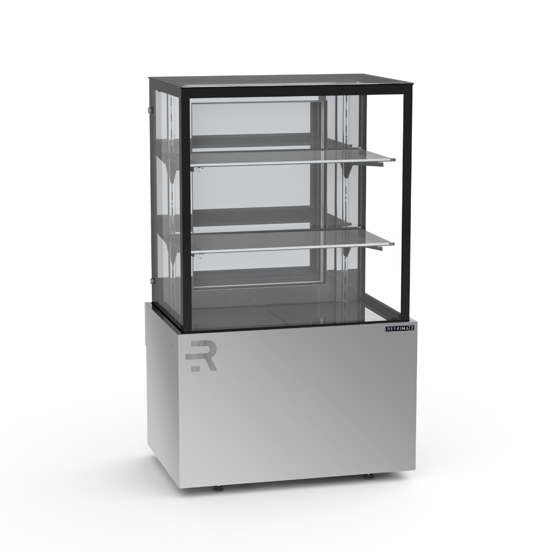 Balcão Expositor Quente Vidro Aquecido INOX 750 220v Refrimate