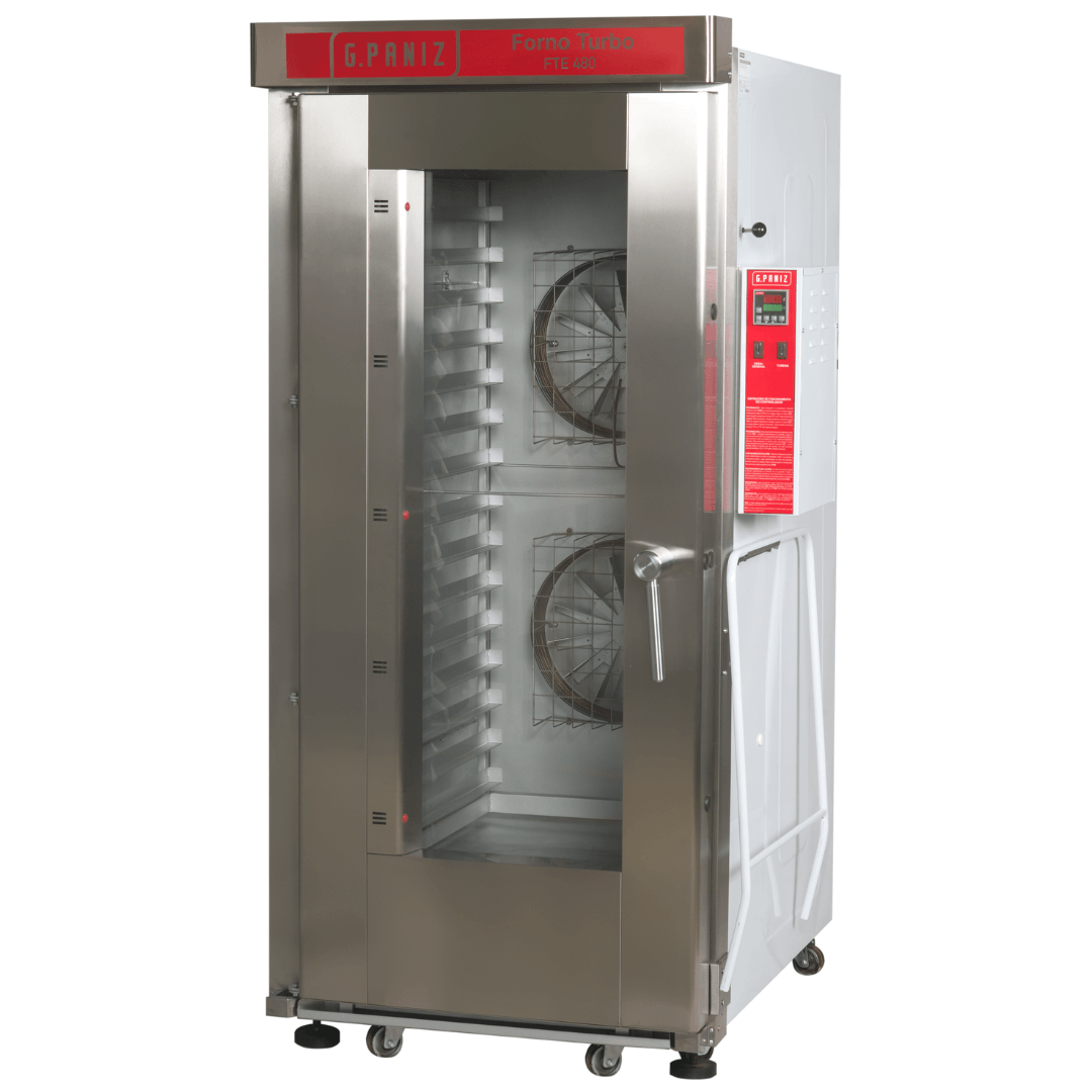 Forno Turbo 16 Esteiras Elétrico FTE 480 380v Trifásico G Paniz