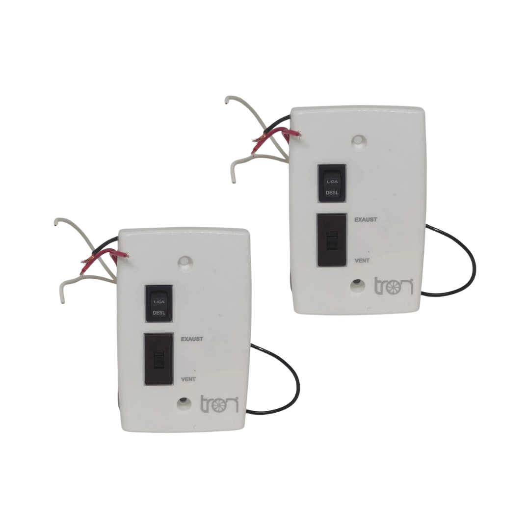 Kit 2 Controles de Reversão Ventilador Axial 50 cm Bivolt Tron