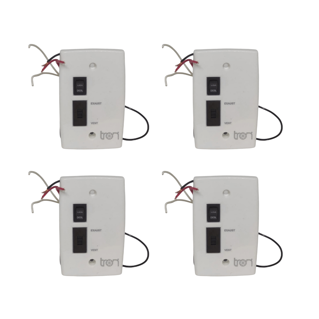 Kit 4 Controles de Reversão Ventilador Axial 50 cm Bivolt Tron