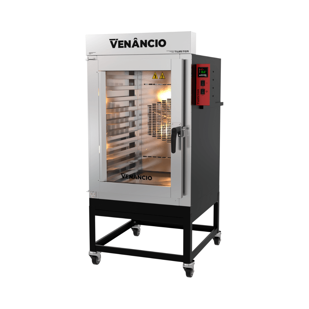 Forno Turbo Twister 10 Esteiras Elétrico FVT 10E 380v Trifásico Venâncio