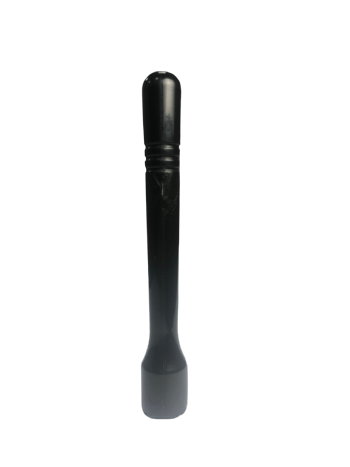 Socador Preto para Caipirinha 25 cm Solrac