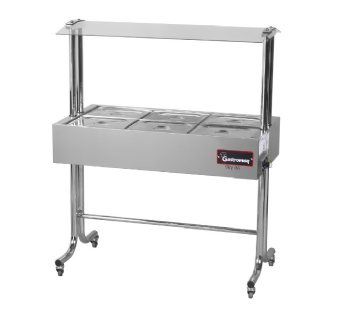 Buffet Térmico Aquecido BTE 06 Bandejas ST 220v Inox Gastromaq