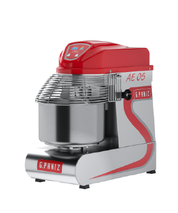 Amassadeira Espiral 3 Velocidades Inox 05 kg AE 05 G2 220v Monofásico G Paniz
