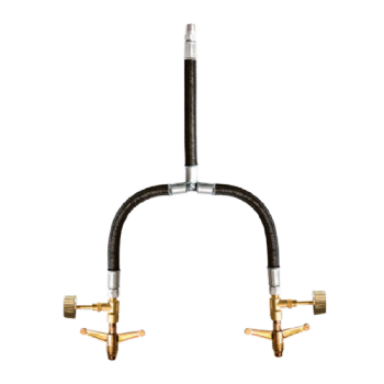 Kit Gás 1/4" com Conexão Borboleta e NPT para Forno Turbo