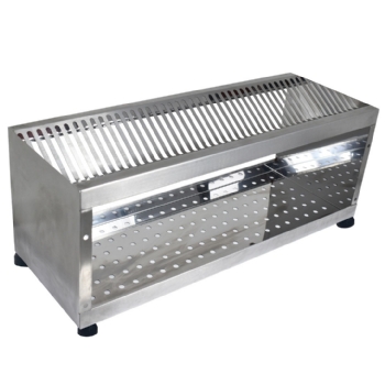 Escorredor De Pratos E Copos Industrial 80x30 Profissional Inox 430 Edanca