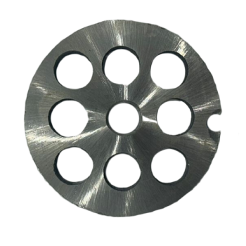 Disco Furo 12mm Para Maquina De Moer Carne Nº8 Aço Carbono