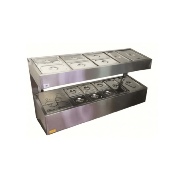 Pizzarola Refrigerada com 11 GNs 13 e 2 GNs 12 220v Ibet