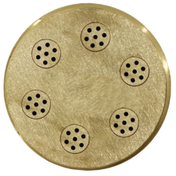 Trefila Molde de Extrusão em Bronze 75mm para Espaguetes 1,9 mm Sirman
