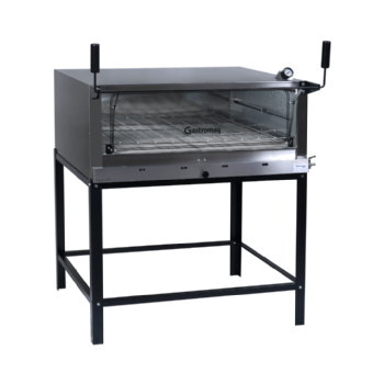 Forno Lastro Pedra Refratária FLG 950 PG Gás Inox Gastromaq