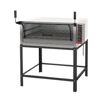 Forno Lastro Elétrico Pedra Refratária Simples FLE 950 PG 110v Inox Gastromaq