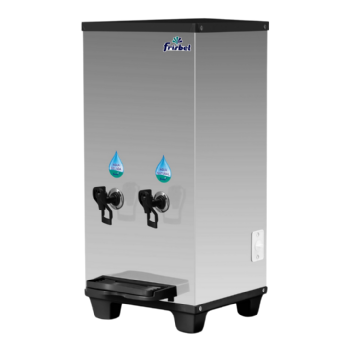 Bebedouro Industrial de Bancada 1 Gelada 1 Natural Inox 25 Litros 220v Office Frisbel