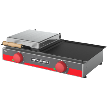 Grill Elétrico 70 cm Com Prensa MGE 70 110v Metalcubas