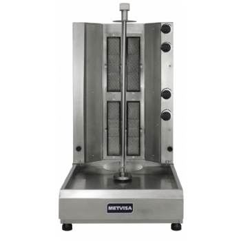 Assador Churrasco Grego Elétrico 4 Queimadores 220v Metvisa