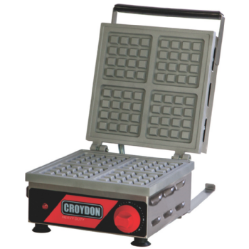 Máquina de Waffle Quadrada Simples Waffleira MWQS 220v Croydon