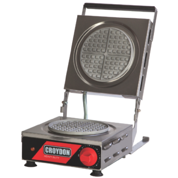 Máquina de Waffle Elétrica Redonda Simples MWRS 220v Croydon