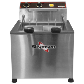 Fritadeira Elétrica Zona Fria de Óleo 15 Litros 8000 W FZM8 220v Skymsen