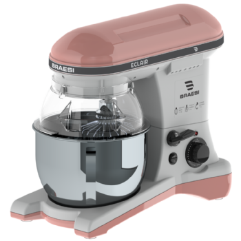 Batedeira Planetária Eclair BP-500 Rosa Bivolt Braesi