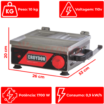 Sanduicheira Misteira SAFF 220v Croydon