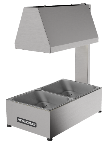 Conservador de Frituras Duas Cubas MCF 02 CP 220v Metalcubas