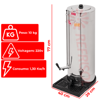 Cafeteira Elétrica Master 10 litros 220v Marchesoni