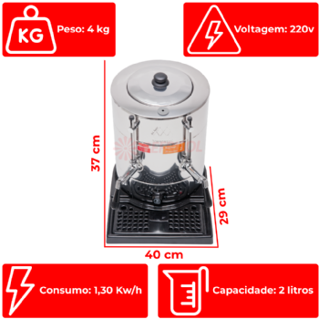 Cafeteira Elétrica Master 2 litros 220v Marchesoni