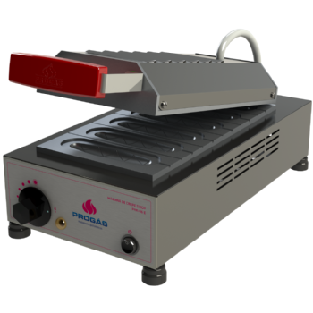Crepeira Industrial Progás PRK-06 220v - 6 Cavidades Inox - 90 Un/h