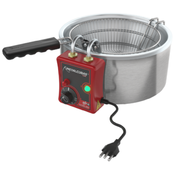 Fritadeira Tacho de Fritura Elétrico 5 Litros TFRE 5 110v Metalcubas