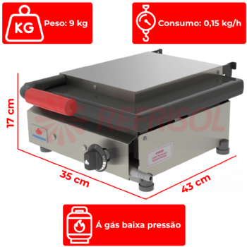 Grill a Gás PR 350 GN Style Progás