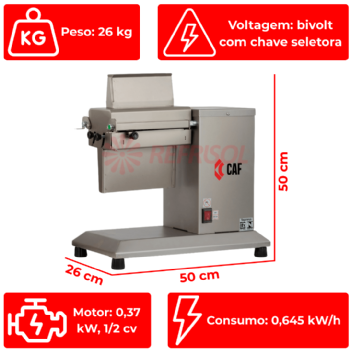 Amaciador De Carne AMB SM Inox Bivolt CAF