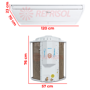 Ar-Condicionado Inverter Connect de Teto 36.000 BTU Frio 220v Midea 38CCVD36515MM