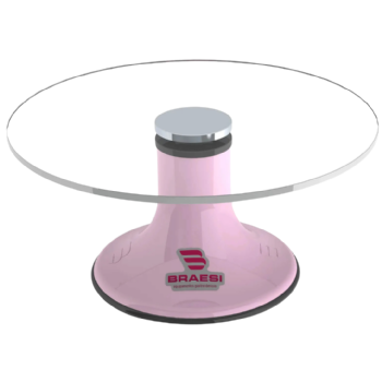 Bailarina Giratória Profissional Para Bolos Confeitaria BLB 300 Rosa Braesi