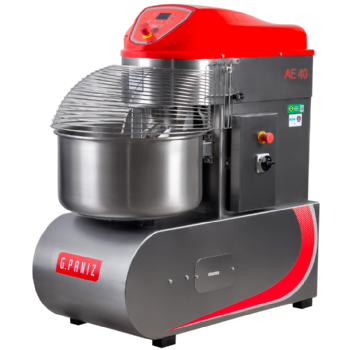 Amassadeira Espiral 40 kg AE 40 2 Velocidades G2 Inox Trifásica 380v G Paniz