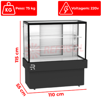 Balcão Expositor 1100 Seco Vanguard Plus 220v Refrimate