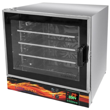 Forno Turbo para 4 Esteiras Elétrico com Vapor FTEV-4D 220v Monofásico CopaMetal