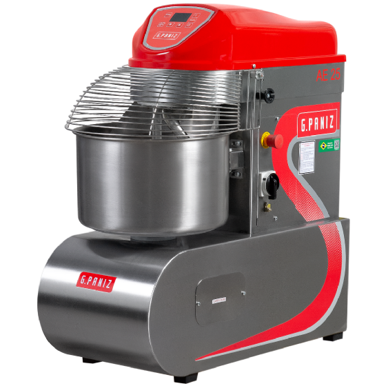 Amassadeira Espiral 2 Velocidades Inox 25 kg AE 25 G2 Monofásico
