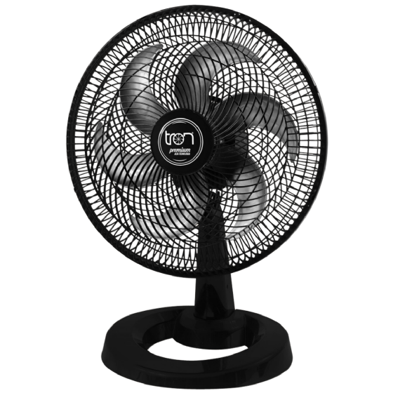Ventilador De Mesa Oscilante Premium Preto 110v Tron