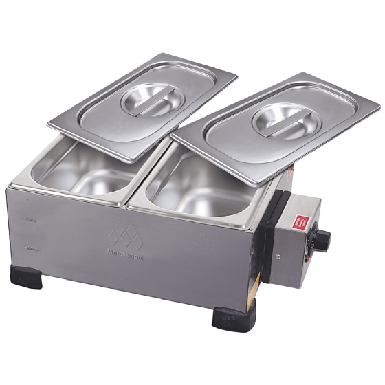 Derretedeira Profissional 2 Cubas 2,5 kg 110v Marchesoni