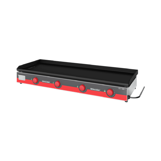 Chapa Bifeteira Elétrica 150 cm CBE 1500 L 220v Metalcubas
