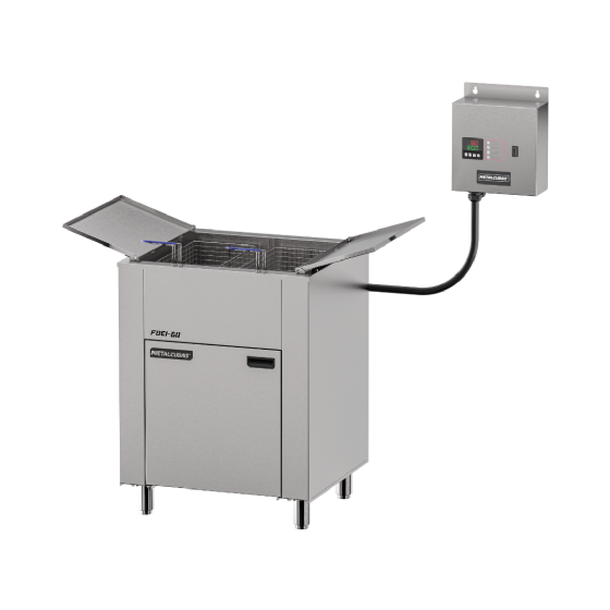 Fritadeira Elétrica 3 Cestos 60 Litros Zona Fria de Óleo FOEI 60 Trifásico 380v Metalcubas