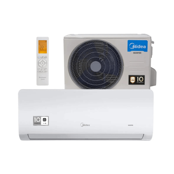 Ar-Condicionado Split Hi-Wall Inverter 12.000 BTU XtremeSave Quente e Frio 220v Midea 42AGVQI12M5