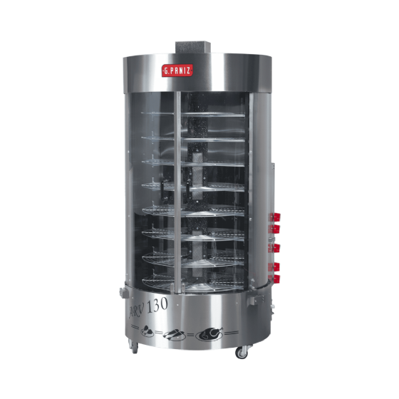 Forno Assador Queimador Central Multiuso Rotativo a Gás ARV 130 QC G Paniz