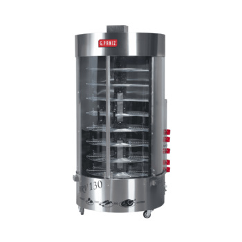 Forno Assador Queimador Central Multiuso Rotativo a Gás ARV 130 QC G Paniz