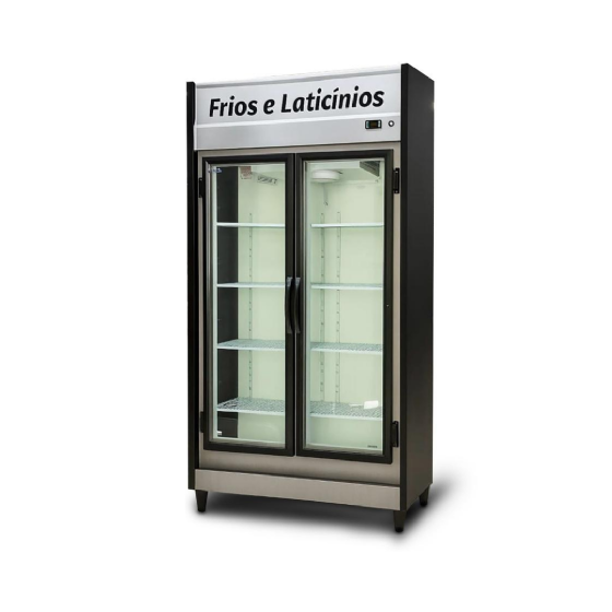 Expositor Refrigerado Frios e Laticínios Modelo Júnior 2 Portas 220v Chimafrio