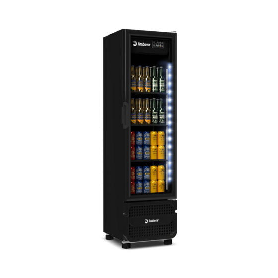 Cervejeira 244 Litros Porta de Vidro Full Black CCV144 220V Imbera