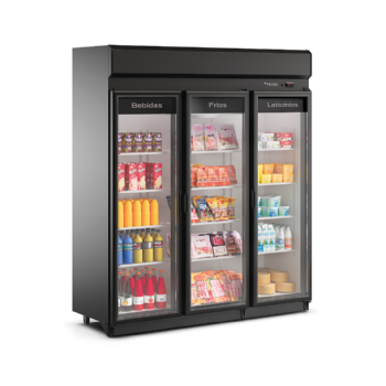 Expositor Refrigerado Frios e Laticínios 3 Portas ACFM 1220 220v Fricon