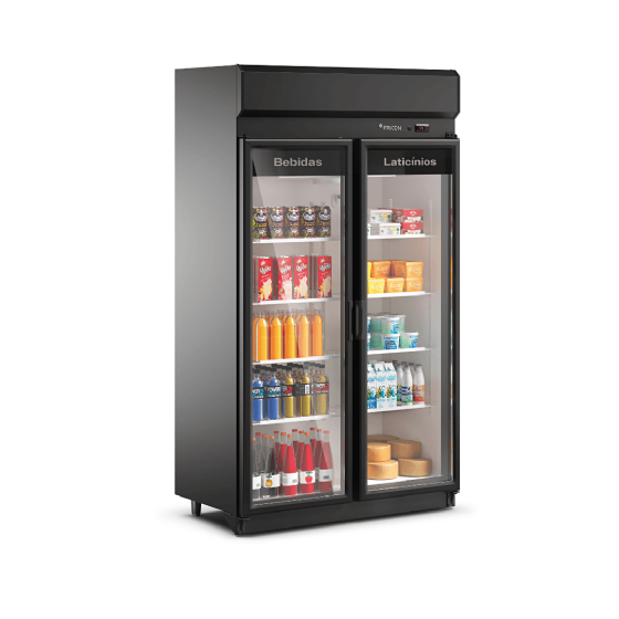Expositor Refrigerado Auto Serviço 2 Portas ACFM 785 220v Fricon